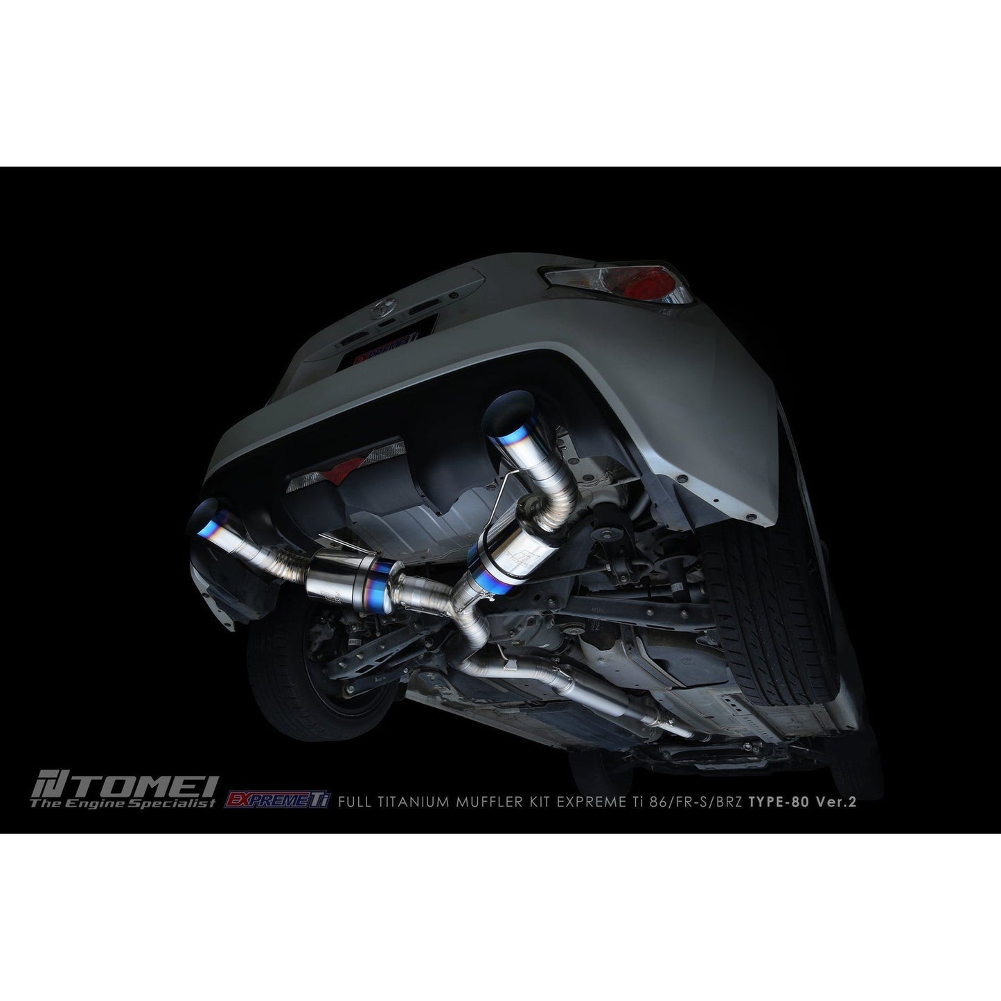 Tomei Expreme Ti Type D Titanium Cat Back Exhaust Subaru BRZ 13-25 / Toyota 86 17-25 | TB6090-SB05B