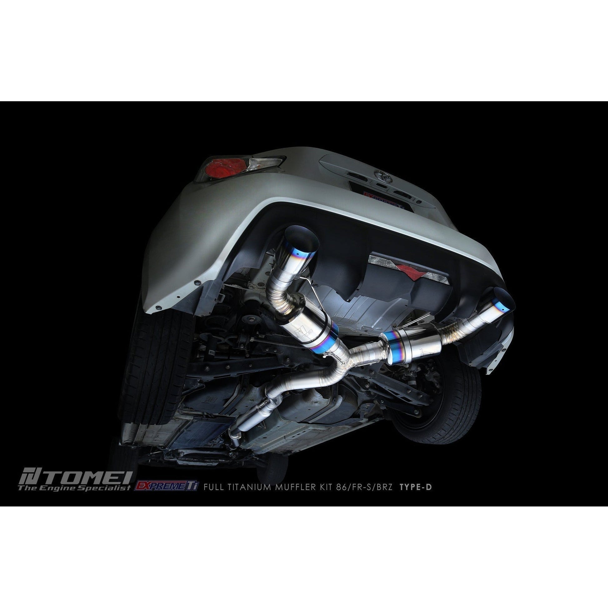 Tomei Expreme Ti Type D Titanium Cat Back Exhaust Subaru BRZ 13-25 / Toyota 86 17-25 | TB6090-SB05B