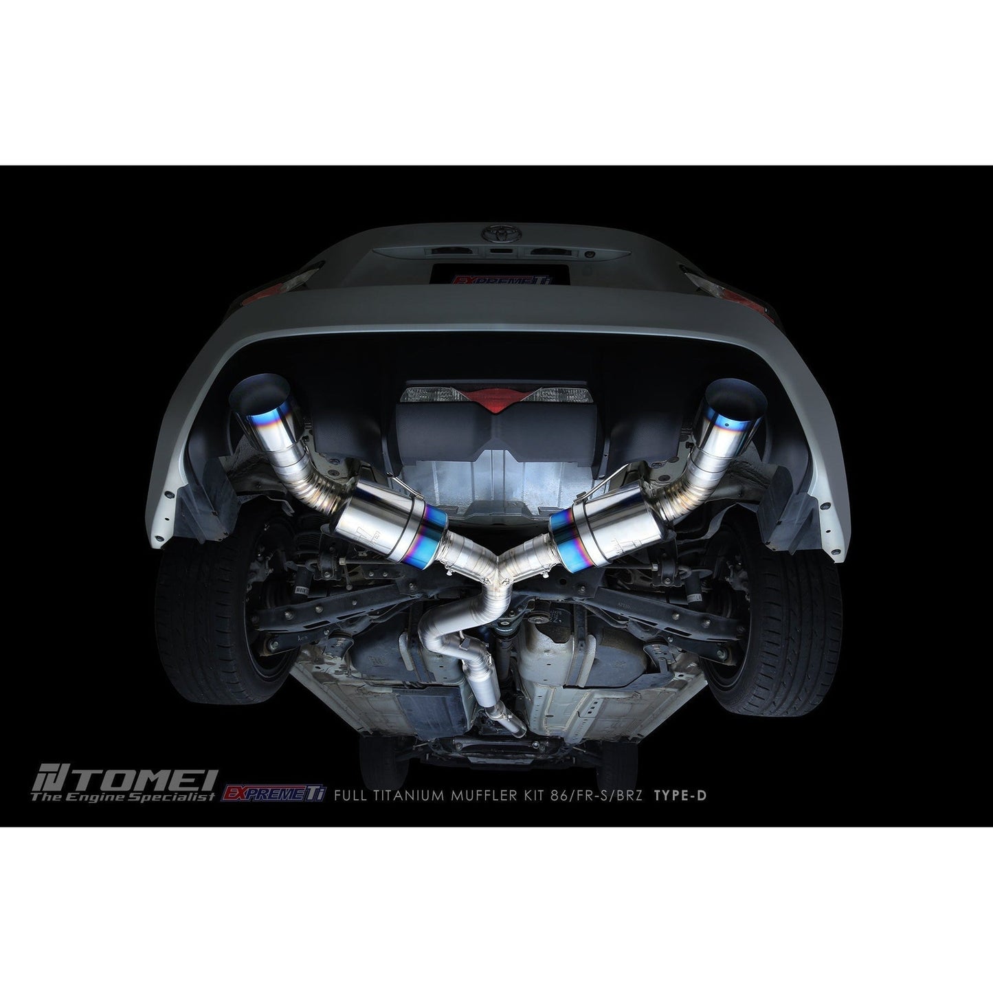 Tomei Expreme Ti Type D Titanium Cat Back Exhaust Subaru BRZ 13-25 / Toyota 86 17-25 | TB6090-SB05B