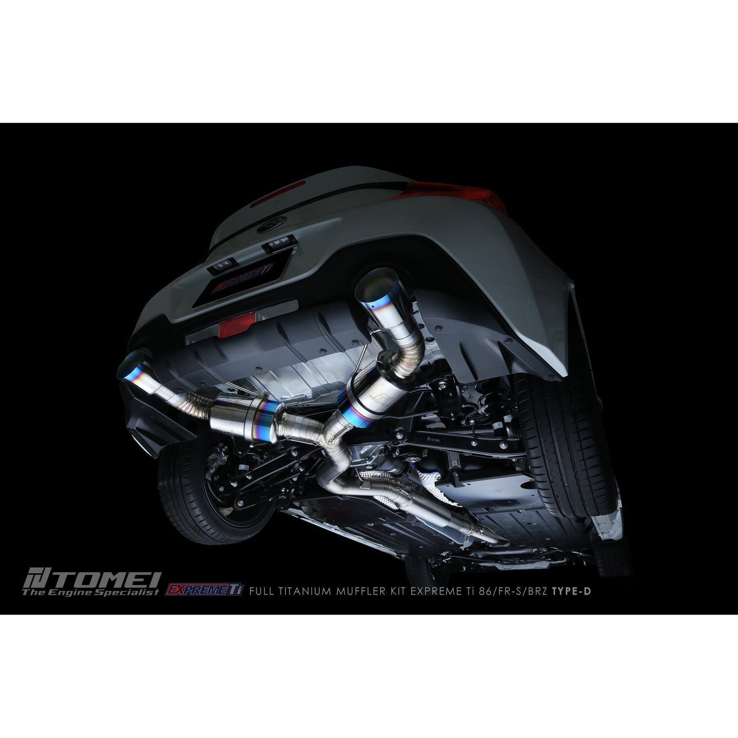 Tomei Expreme Ti Type D Titanium Cat Back Exhaust Subaru BRZ 13-25 / Toyota 86 17-25 | TB6090-SB05B