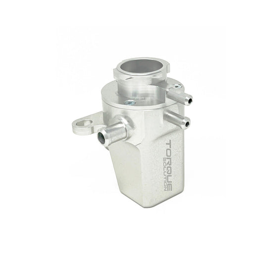 Torque Solution Coolant Expansion Tank Silver Subaru WRX 2002-2007 / 2004-2021 | TS-SU-679S
