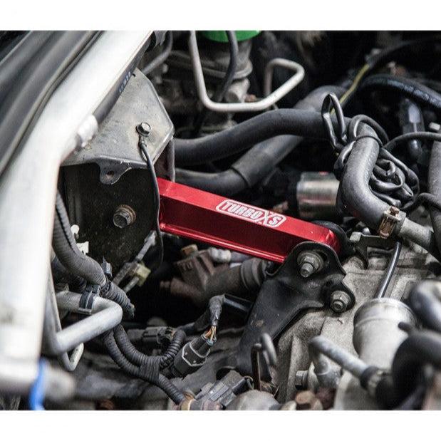 Turbo XS Pitch Stop Mount Red Subaru WRX 2002-2025 / STI 2004-2021 | WS-PSM-RED