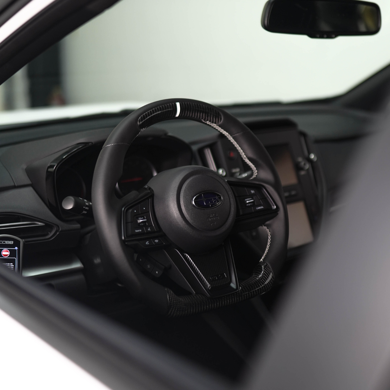 JDMuscle 22-25 WRX Custom Steering Wheel compatible w/ MT and CVT | Carbon Fiber / Painted / Alcantara / Leather / Forged / Honey Comb / LED
