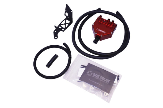 Verus Engineering Air Oil Separator (AOS) Red 08-14 WRX / STI | A0259A-RED