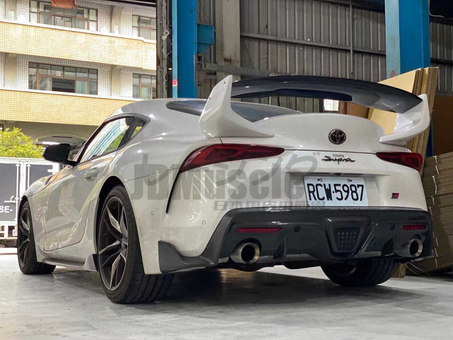 JDMuscle Tanso Carbon Fiber Spoiler V1 for 2020+ Toyota Supra