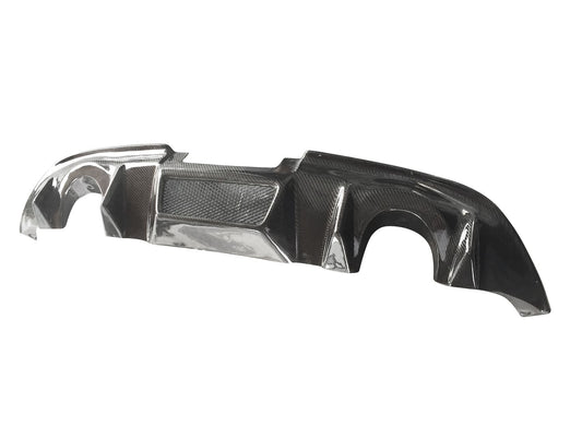 JDMuscle Tanso Carbon Fiber DP Style Rear Diffuser for 2008-2011 Infiniti G37 Coupe