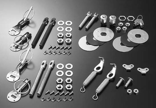 Cusco Body Pins For Hood Aluminum-Silver, Universal