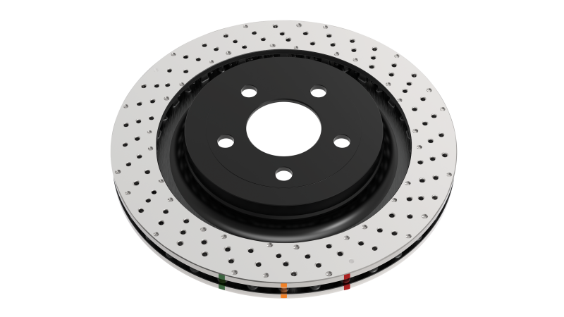 DBA 04-17 Subaru WRX STi Front Cross Drilled/Dimpled 4000 XD Series Rotor