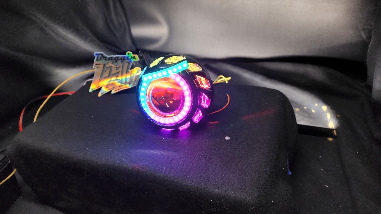 Flow Series Angry eye Halos - 5v SK6812 RGBW