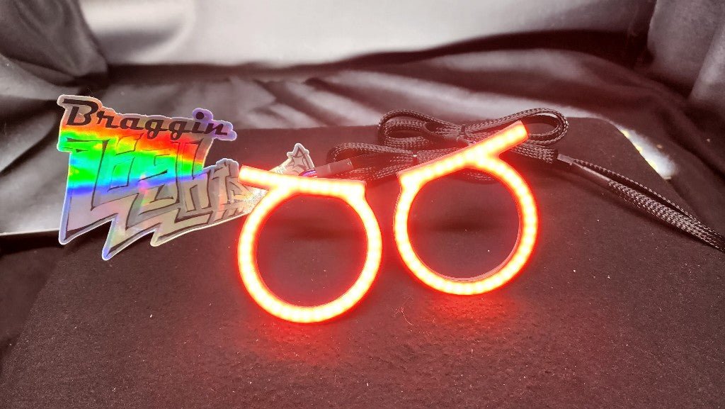 Angry Eye RGB halos - Includes controller with DRL and Turn Signal Inputs