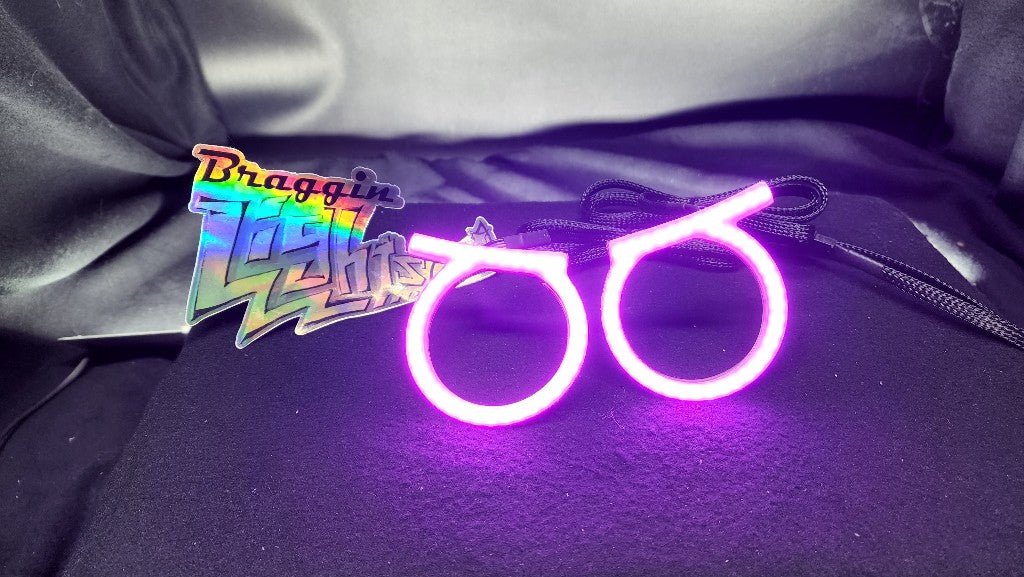 Angry Eye RGB halos - Includes controller with DRL and Turn Signal Inputs