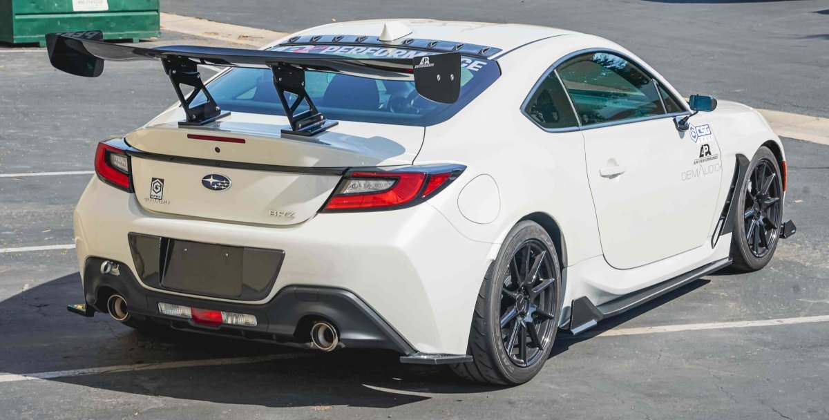 APR 22-23 BRZ / GR86 GTC-300 Carbon Fiber Rear Wing w/ Deck 61in | AS-106185