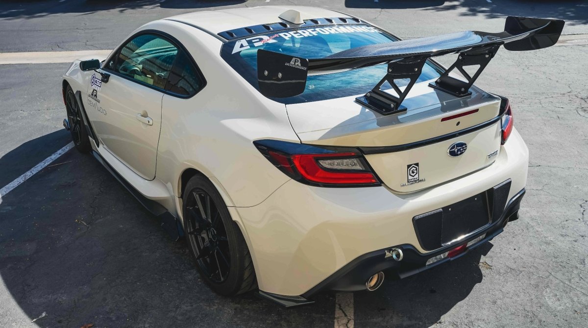 APR 22-23 BRZ / GR86 GTC-300 Carbon Fiber Rear Wing w/ Deck 61in | AS-106185