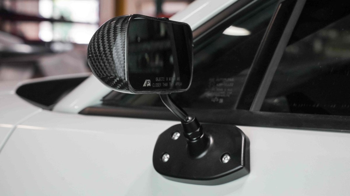 APR Performance 22-23 BRZ / GR86 Carbon Fiber Mirrors Formula GT3 Black Base | CB-522032B