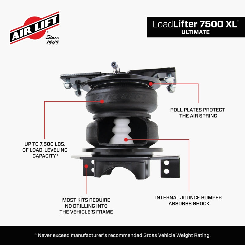 Air Lift LoadLifter 7500XL Ultimate for 03-17 Ram 3500