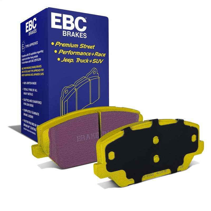EBC Yellowstuff Front Brake Pads - 22+Elantra N / 2019+ Hyundai Veloster N (2nd Gen)