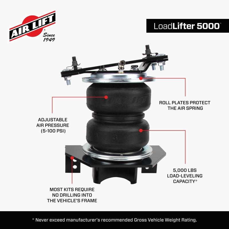 Air Lift LoadLifter 5000 for Half Ton Vehicles