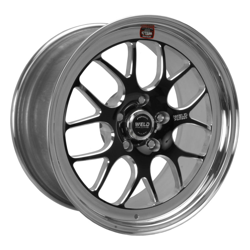 Weld S77 18x5 / 5x115mm BP / 1.6in. BS Black Wheel (High Pad) - Non-Beadlock