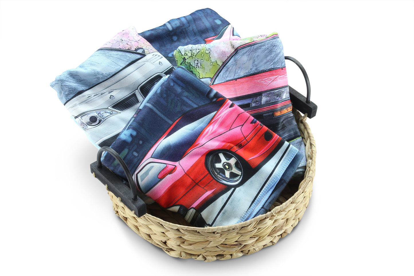 BATH TOWEL GDB/BNR32/AE86 CHERRY BLOSSOM MT.FUJI