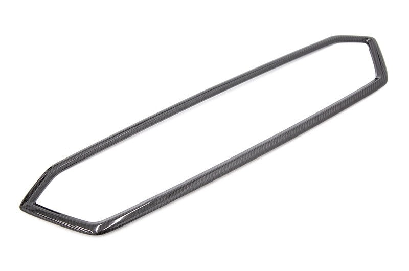OLM LE Dry Carbon Fiber Grille Garnish (Outer) - 2018-2021 Subaru WRX / STI