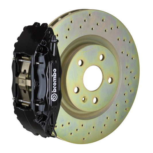 Brembo 12-16 FR-S/12-20 BRZ/22+ GR86 Front GT BBK 4 Piston Cast 2pc 326 x30 1pc Rotor Drilled-Black