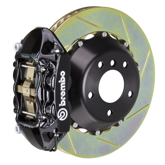 Brembo 12-16 FR-S/12-20 BRZ/17-20 86 Fr GT BBK 4 Piston Cast 345x28 2pc Rotor Slotted Type1-Black