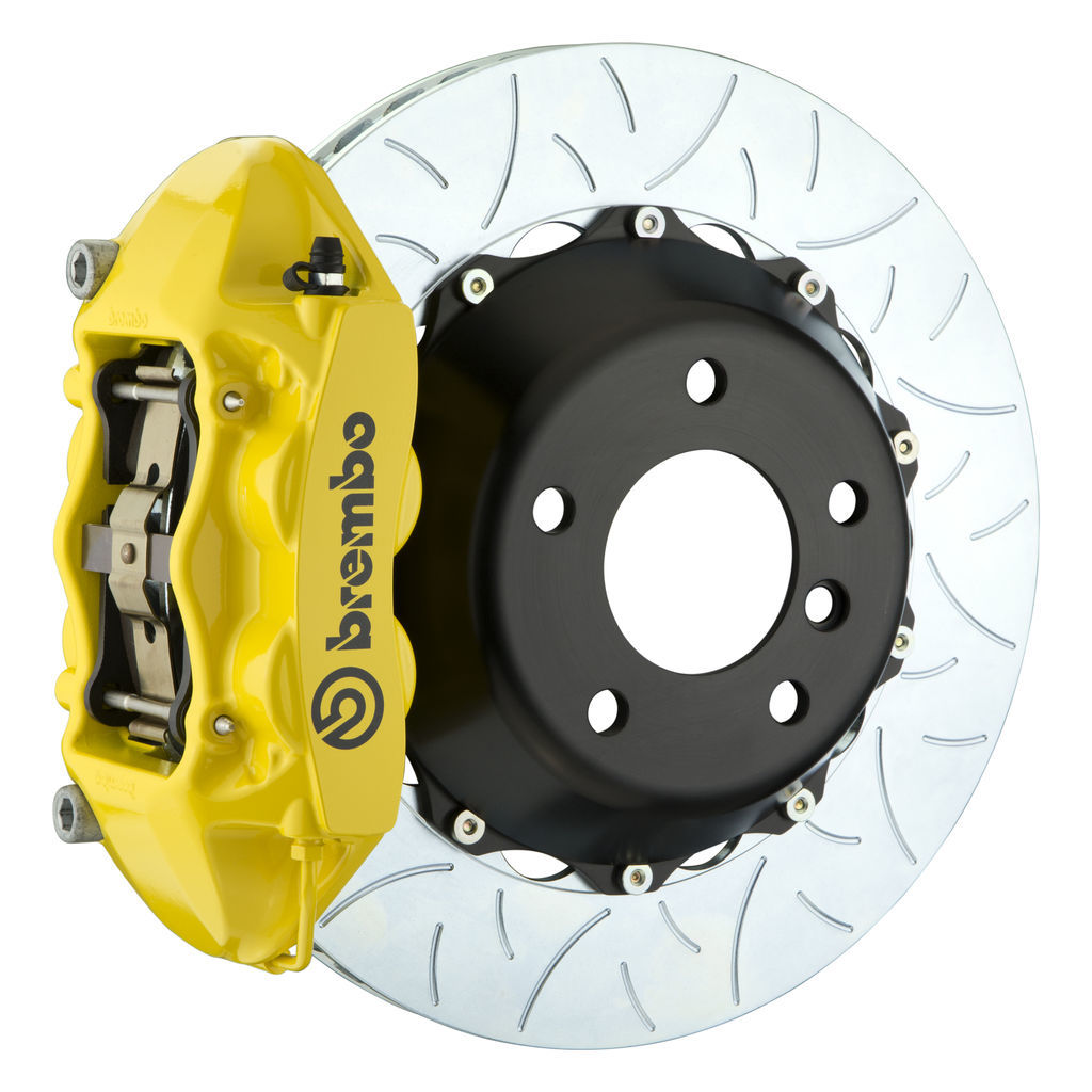 Brembo 12-16 FR-S/12-20 BRZ/17-20 86 Fr GT BBK 4 Pist Cast 345x28 2pc Rotor Slotted Type3- Yellow