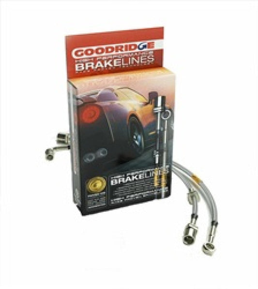Goodridge 17-18 BRZ | w/Brembo Brakes Stainless Steel Brake Lines - Black | 28007-BK