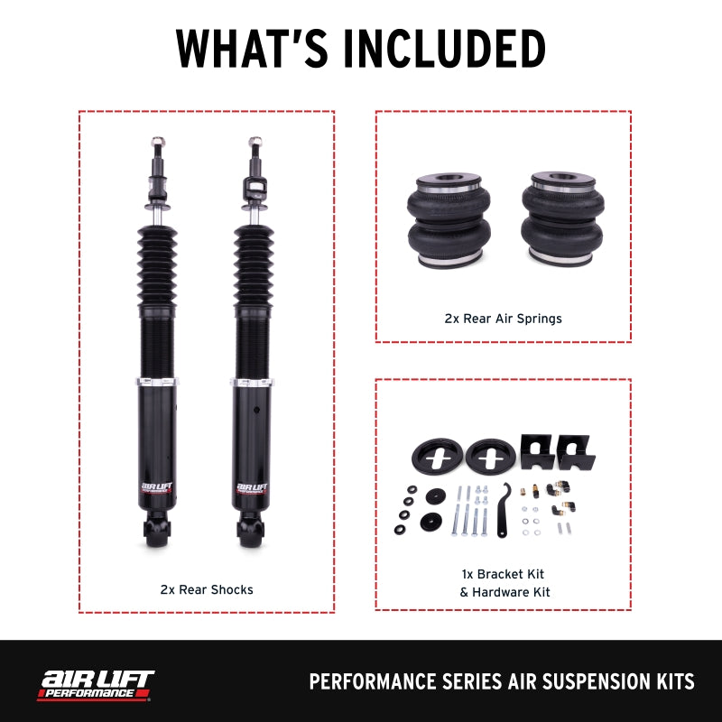 Air Lift 05-14 Audi A3 / 06-14 Volkswagen GTI Performance Rear Kit