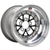 Weld V-Series 15x12 / 5x4.75 / 6 BS / 3.18 HB - Black Center - Polished Shell - Non-BL Wheel