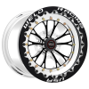 Weld Vitesse Beadlock 15x10/5x4.75/4.5 BS/3.18 HB-Black Center-Polished Shell-Black SBL MT Wheel