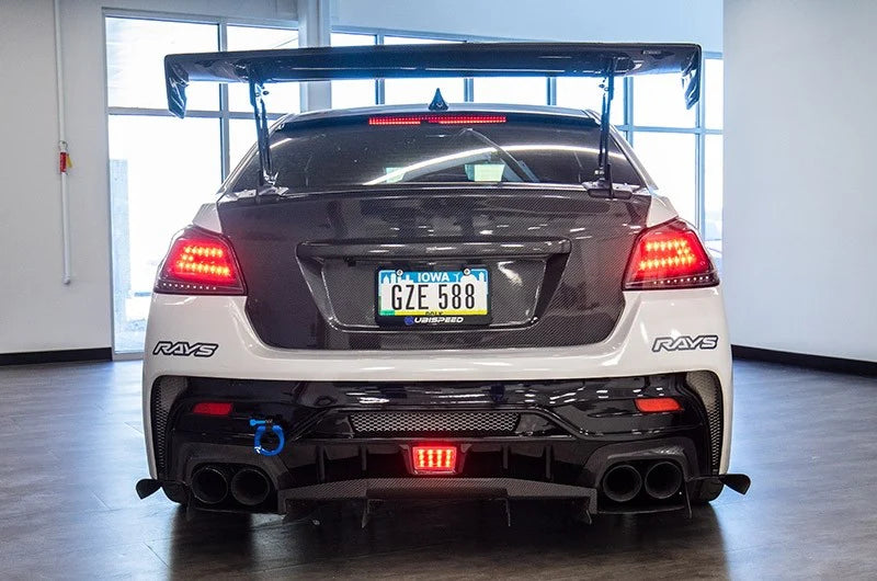 Spec-D Sequential Tail Lights Black Housing w/ Clear Lens 2015-2021 WRX / 2015-2021 STI