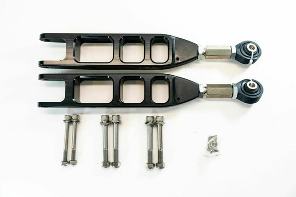ISC 08-25 WRX / 08-21 STI / 09-13 FXT / 13-22 BRZ V3 Black Rear Adjustable Control Arms | S012-CA-V3B
