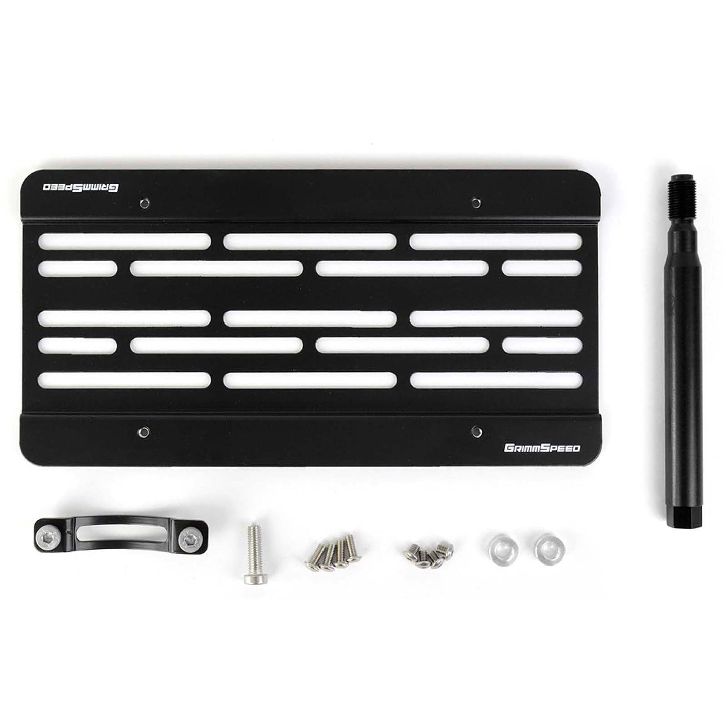 GrimmSpeed License Plate Relocation Kit - 2008-14 Subaru WRX/STI