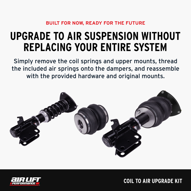 Air Lift 14-24 Infiniti Q50 (w/ Ball Lower Mount) Coil to Air Upgrade Kit