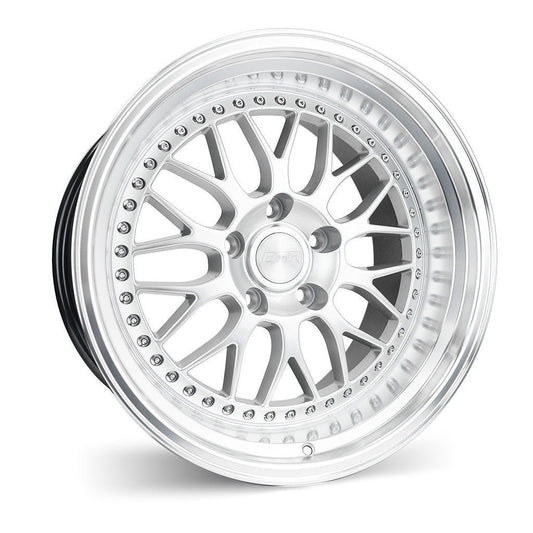 ESR Wheels SR01 Hypersilver w/ Machined Lip 19x9.5 | 5x120 (99552035 SR01HS-ML)