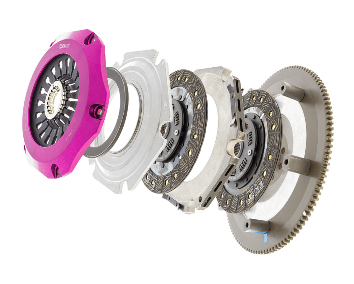 Exedy Hyper Twin Disc Organic Clutch Kit 2004 - 2021 STI - FM022SDF - Subimods.com