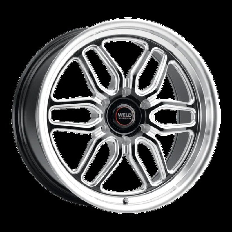 Weld Racing 17x10 Laguna 6 Drag 6x139.7 ET25 BS6.50 Gloss BLK MIL DIA 106.1