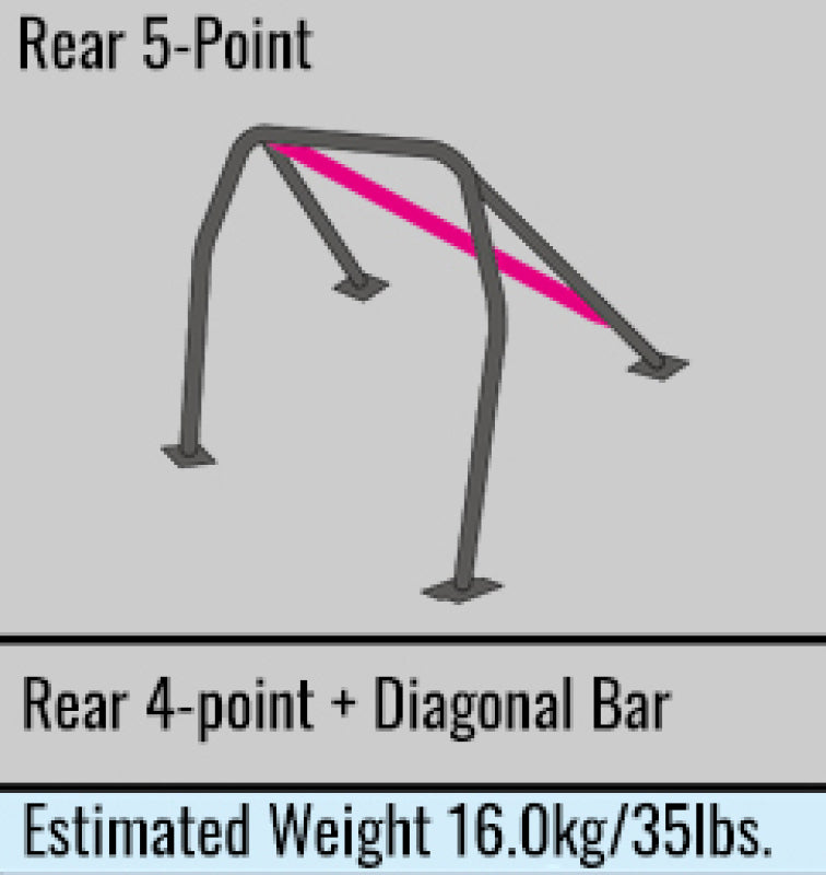 Cusco Safety21 Roll Cage 2-Pssgr 5-Point Nissan GT-R (R33) (S/O / No Cancel)