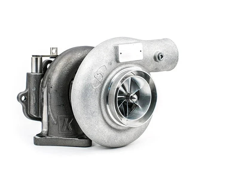 Forced Performance Black XR 82HTZ Ball Bearing Turbo 84mm Cover w/ 10cm Hot Side and Tial 18psi Upgraded Wastegate 2002 - 2007 WRX / 2004 - 2021 STI - 2027061 - Subimods.com
