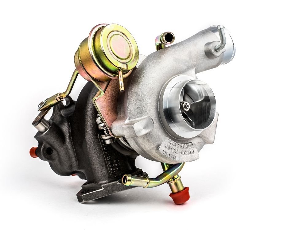 Forced Performance Blue HTZ Turbo 84mm Cover w/ 8cm Hot Side and Tial 18psi Wastegate 2002-2007 WRX / 2004-2021 STI - 2025071 - Subimods.com