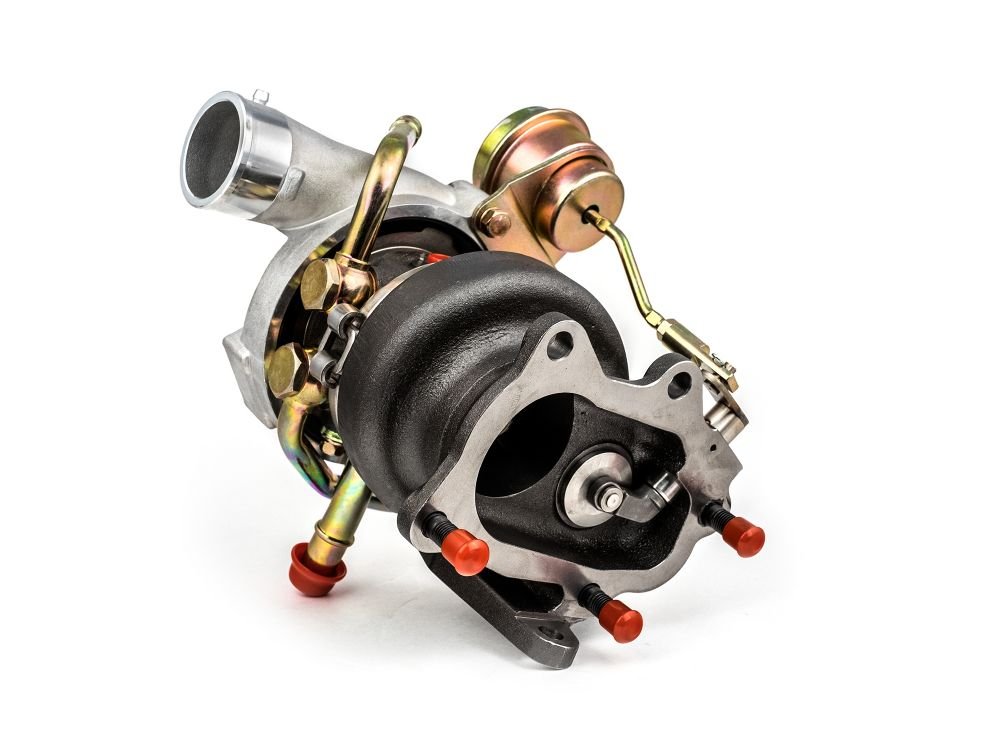 Forced Performance Blue HTZ Turbo 84mm Cover w/ 8cm Hot Side and Tial 18psi Wastegate 2002-2007 WRX / 2004-2021 STI - 2025071 - Subimods.com