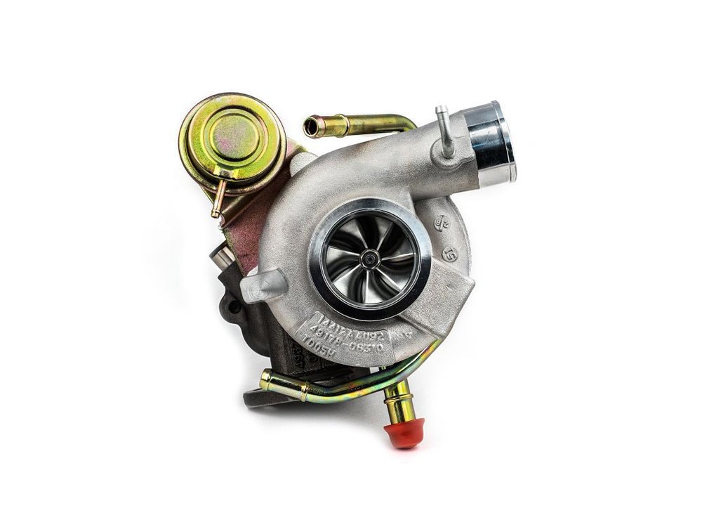 Forced Performance Blue HTZ Turbo 84mm Cover w/ 8cm Hot Side and Tial 18psi Wastegate 2002-2007 WRX / 2004-2021 STI - 2025071 - Subimods.com