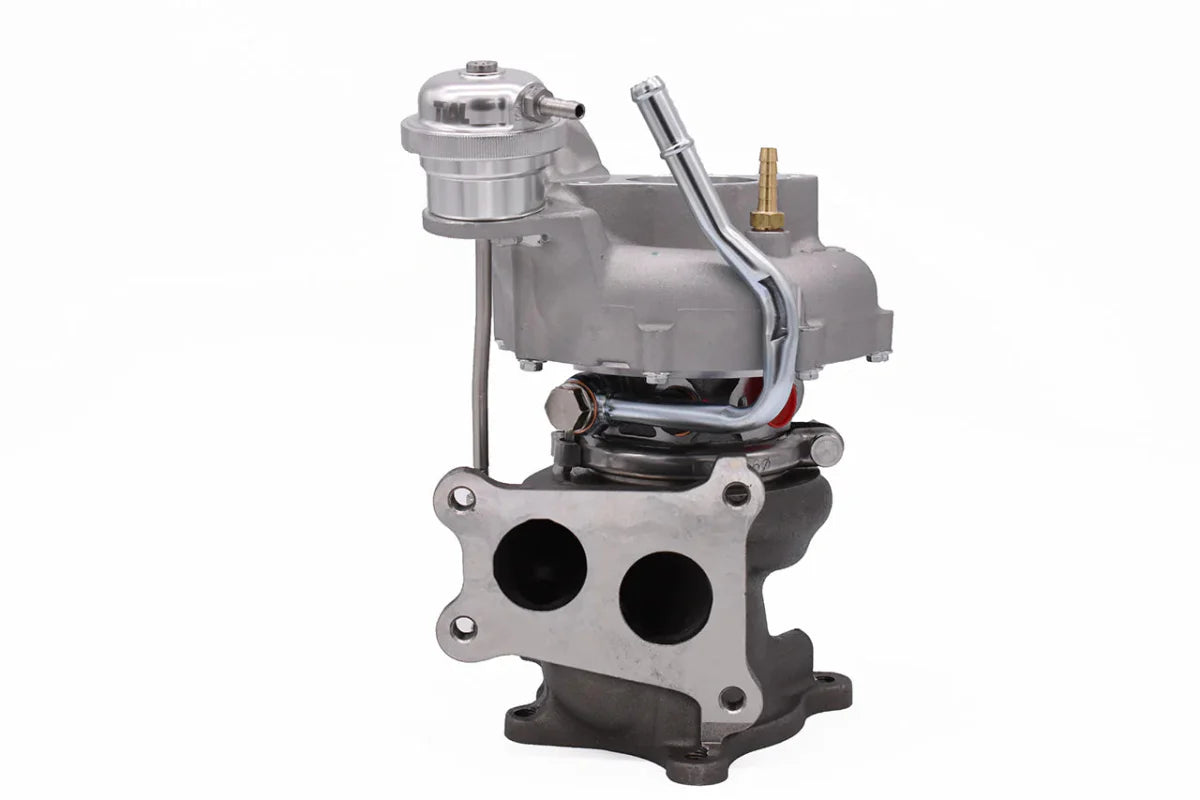 Forced Performance Blue XR Ball Bearing Turbo 58mm Cover w/ 10cm Hot side and Internal Wastegate 2015 - 2021 WRX - 2025275 - Subimods.com