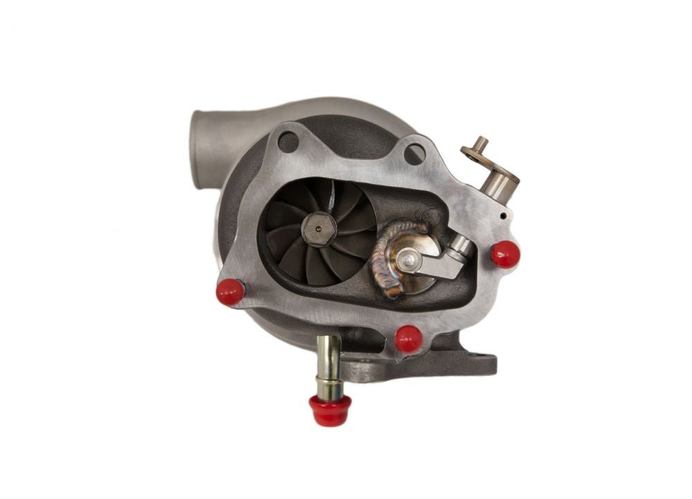 Forced Performance Red HTZ Turbo 84mm Cover w/ 8cm Hot Side and Tial 18psi Upgraded Wastegate 2002-2007 WRX / 2004-2021 STI - 2025131 - Subimods.com
