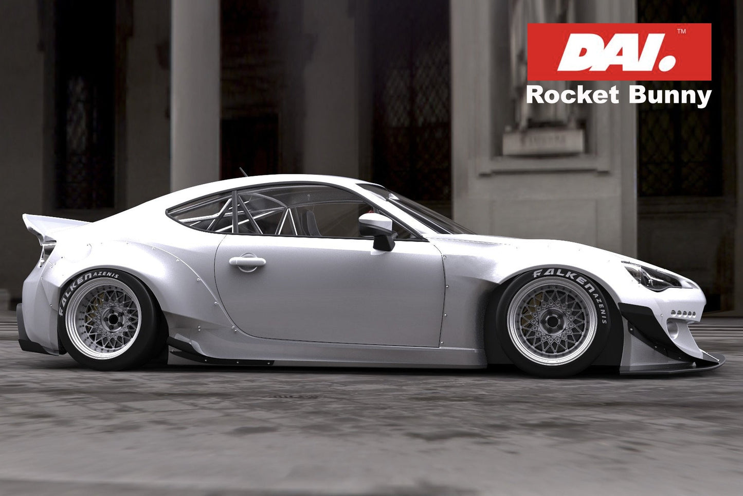 GReddy Version 2 GReddy X Rocket Bunny Aero Side Skirts Only | 2013-2016 Scion FR-S  (17010232)