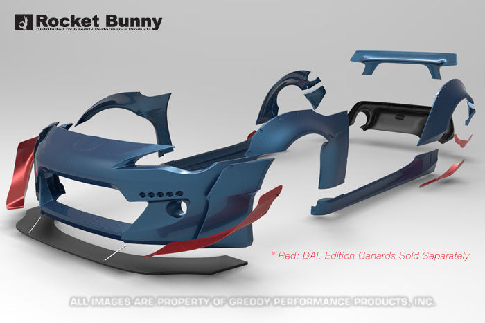 GReddy Version 2 GReddy X Rocket Bunny Aero Rear Duck Tail Wing Only | 2013-2016 Scion FR-S  (17010236)