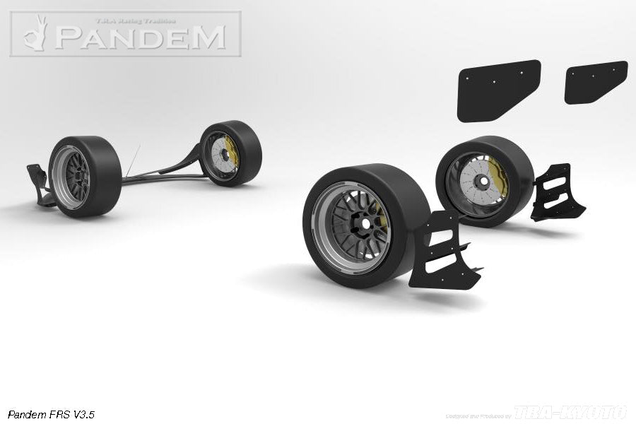 GReddy Pandem Wide Body V3.5 Rear Canards | 2013-2016 Scion FR-S  (17010284)