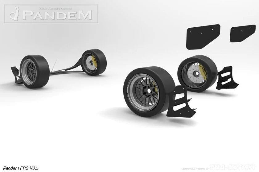 GReddy Pandem Wide Body V3.5 Rear Canards | 2013-2016 Scion FR-S  (17010284)