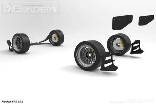GReddy Pandem Wide Body V3.5 Rear Canards | 2013-2016 Scion FR-S  (17010284)